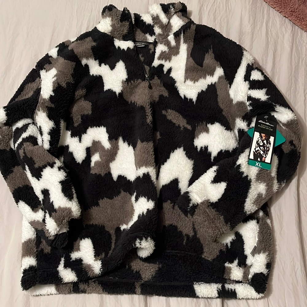 Eddie Bauer womens plus 1/4 zip. NWT. XL